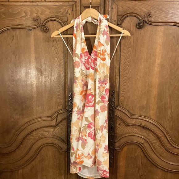 WAYF Cross Strap Halter Mini Dress - Picture 6 of 16